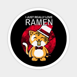 I just really love Ramen Kawaii Neko Cat Magnet
